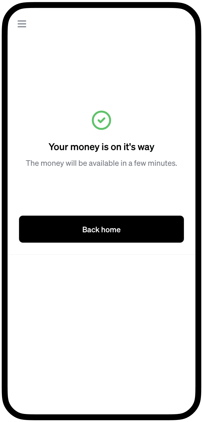 Sending money internationally with UniFi